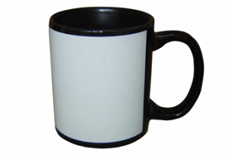 Frame mug Black-white panel